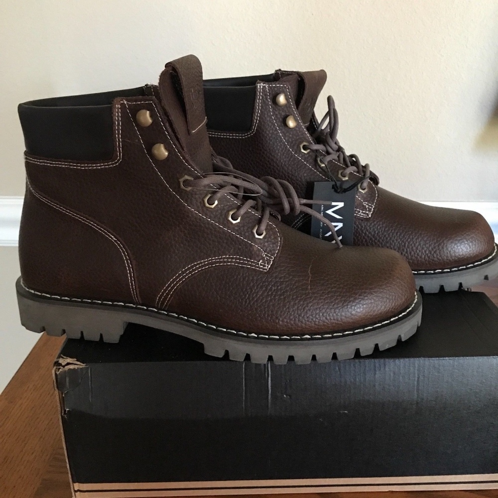 Andrew Marc Marcus Plain Toe Ankle Boots Men's 12